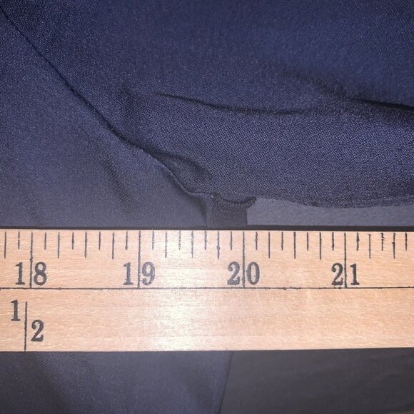 Dolan Anthropologie Navy Blue Grand Bazaar Embroidered Tunic Top Size Medium - Picture 9 of 9